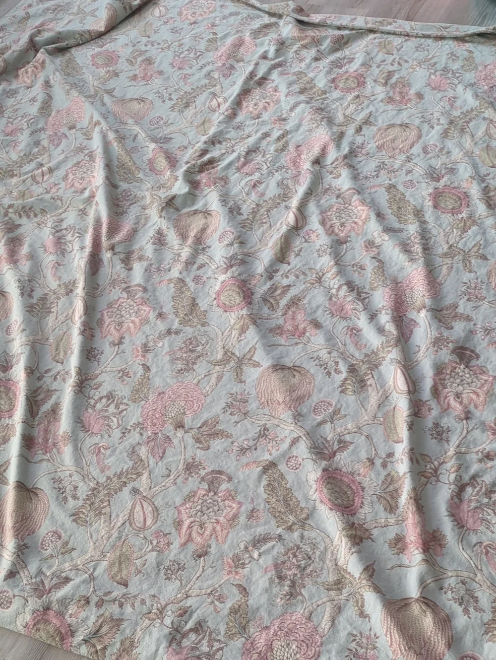 Pottery Barn Cosette Palampore Full Queen Duvet 2 Euro Shams Linen Cotton RARE